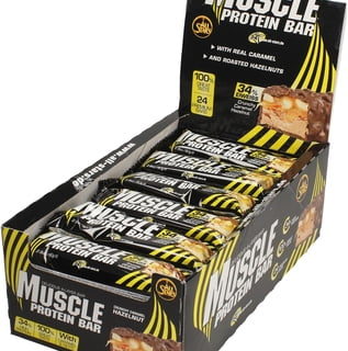 all stars muscle protein bar crunchy caramel hazelnut 567450 it